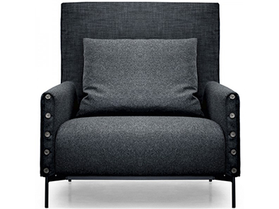 Wood Frame-Upholstered Seat & Back